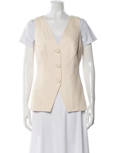 Pre-owned Veronica Beard Vest W/ Tags In Neutral