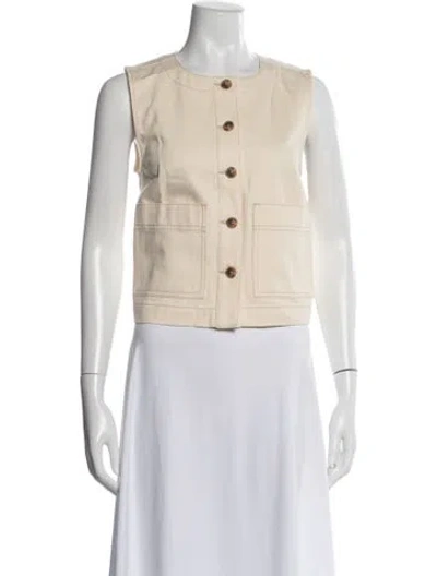 Pre-owned Veronica Beard Vest W/ Tags In Neutral