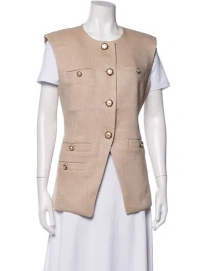 Pre-owned Veronica Beard Vest W/ Tags In Neutrals