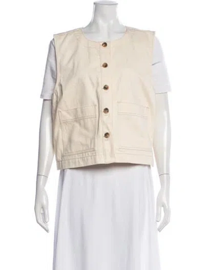 Pre-owned Veronica Beard Vest W/ Tags In Neutrals