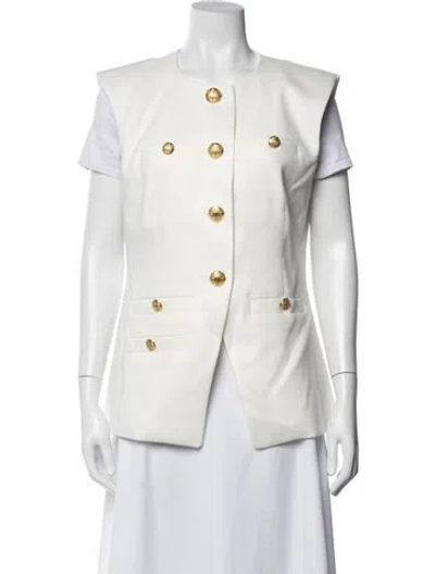 Pre-owned Veronica Beard Vest W/ Tags In White