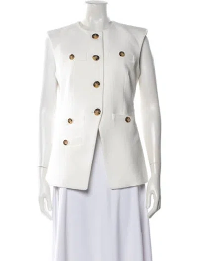 Pre-owned Veronica Beard Vest In White