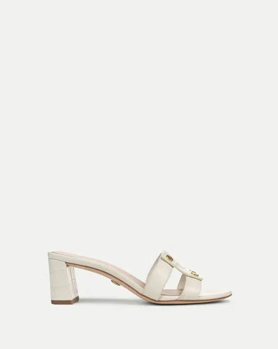 Veronica Beard Via Embossed Slide Sandal In Multi