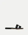 Veronica Beard Via Slide Sandal In Black