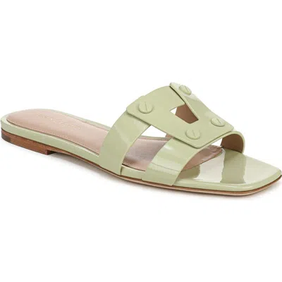 Veronica Beard Via Slide Sandal In Green