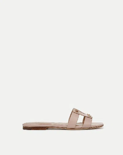 Veronica Beard Via Slide Sandal In Pink