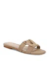 Veronica Beard Via Suede Slides In Multi