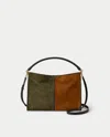 Veronica Beard Vida Shoulder Bag In Cypress Multi