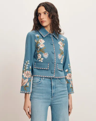 Veronica Beard Vikaria Embroidered Jacket