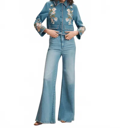 Veronica Beard Vikaria Jacket In Sea Glare In Multi