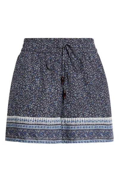Veronica Beard Vilvaldi Tie Waist Shorts In Blue
