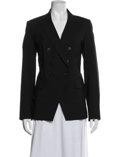 Pre-owned Veronica Beard Virgin Wool Blazer In Black