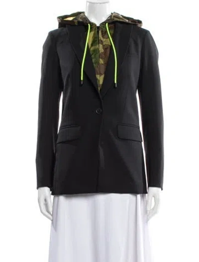 Pre-owned Veronica Beard Virgin Wool Blazer In Gray