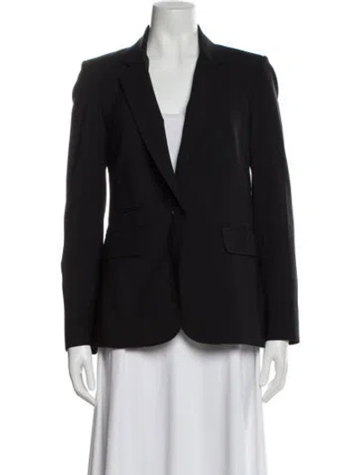 Pre-owned Veronica Beard Virgin Wool Blazer In Gray