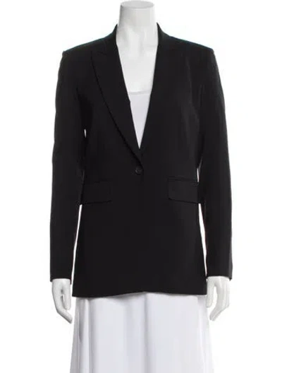 Pre-owned Veronica Beard Virgin Wool Blazer In Gray
