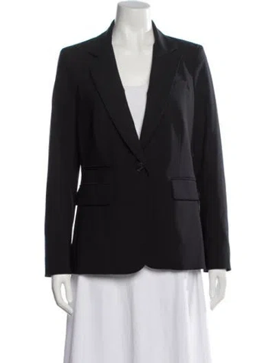 Pre-owned Veronica Beard Virgin Wool Blazer In Gray