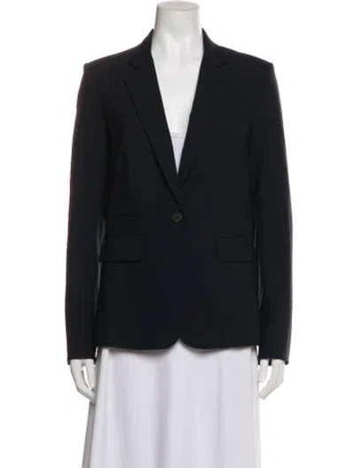 Pre-owned Veronica Beard Virgin Wool Blazer In Gray