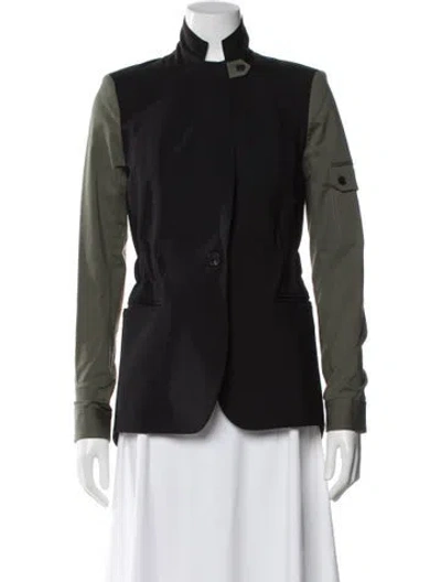 Pre-owned Veronica Beard Virgin Wool Blazer In Gray