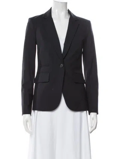 Pre-owned Veronica Beard Virgin Wool Blazer In Gray