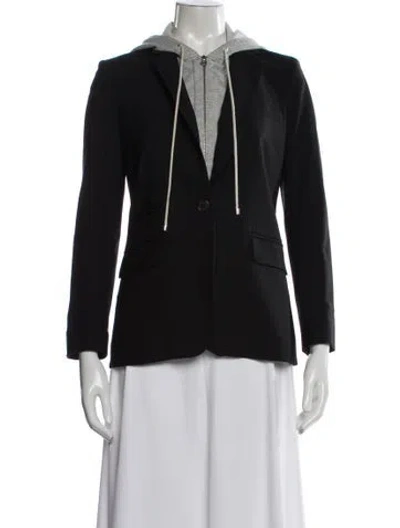 Pre-owned Veronica Beard Virgin Wool Blazer In Gray