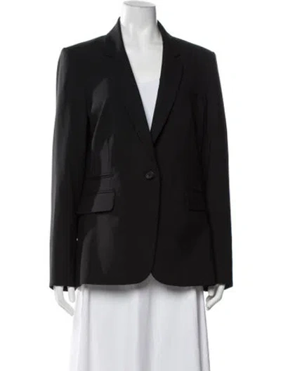 Pre-owned Veronica Beard Virgin Wool Blazer W/ Tags In Black