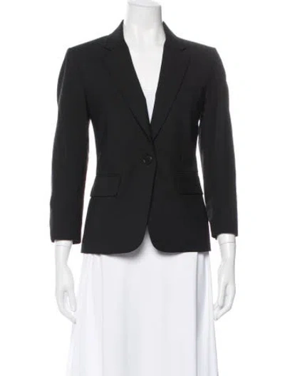 Pre-owned Veronica Beard Virgin Wool Blazer W/ Tags In Blue