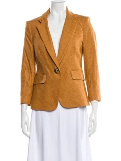 Pre-owned Veronica Beard Virgin Wool Blazer W/ Tags In Brown