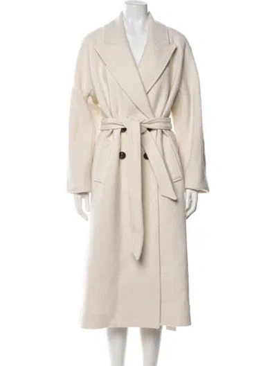 Pre-owned Veronica Beard Virgin Wool Coat W/ Tags In Neutral