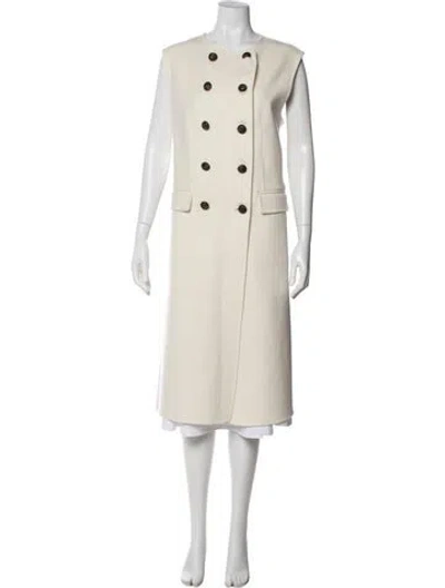 Pre-owned Veronica Beard Virgin Wool Jacket In Neutral