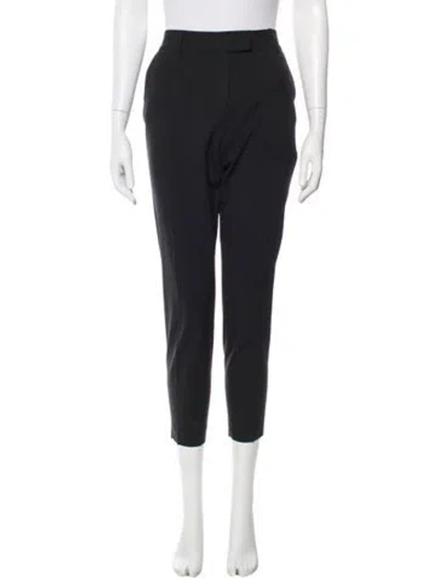 Pre-owned Veronica Beard Virgin Wool Skinny Leg Pants In Blue