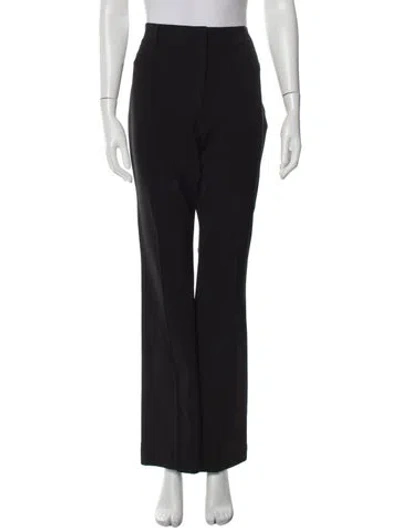 Pre-owned Veronica Beard Virgin Wool Wide Leg Pants In Blue