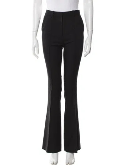 Pre-owned Veronica Beard Virgin Wool Wide Leg Pants In Gray