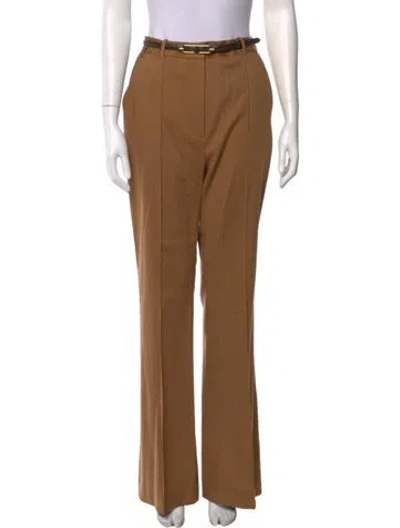Pre-owned Veronica Beard Virgin Wool Wide Leg Pants W/ Tags In Neutral