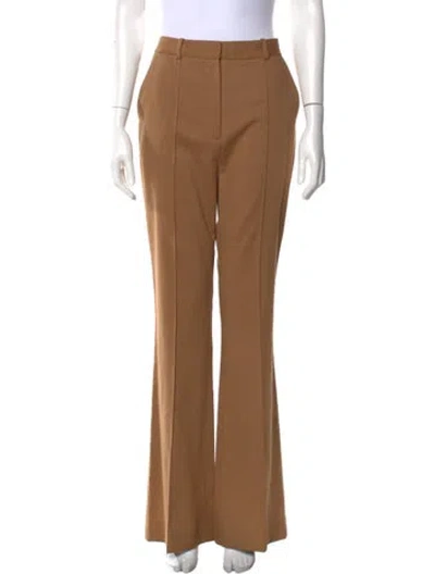 Pre-owned Veronica Beard Virgin Wool Wide Leg Pants W/ Tags In Neutral