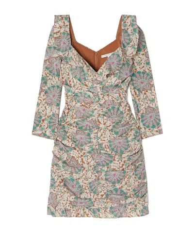 Veronica Beard V-neck Dress In Gray