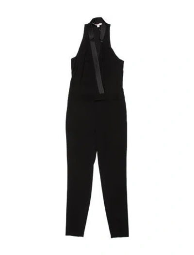 Pre-owned Veronica Beard V-neck Jumpsuit In Black