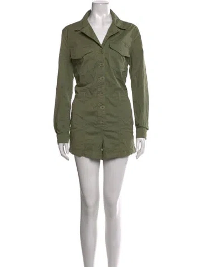 Pre-owned Veronica Beard V-neck Jumpsuit In Green