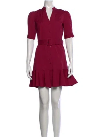Pre-owned Veronica Beard V-neck Mini Dress W/ Tags In Pink