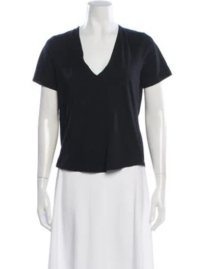 Pre-owned Veronica Beard V-neck Short Sleeve T-shirt