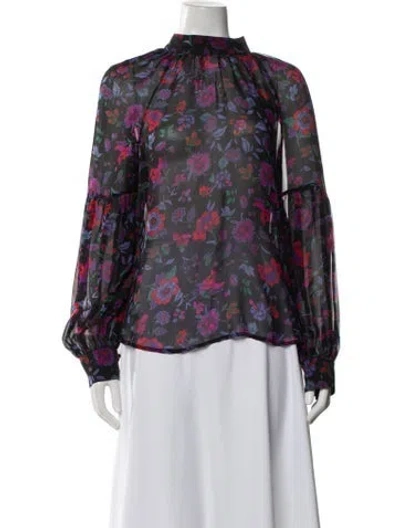 Pre-owned Veronica Beard V-neck Sleeveless Blouse In Black