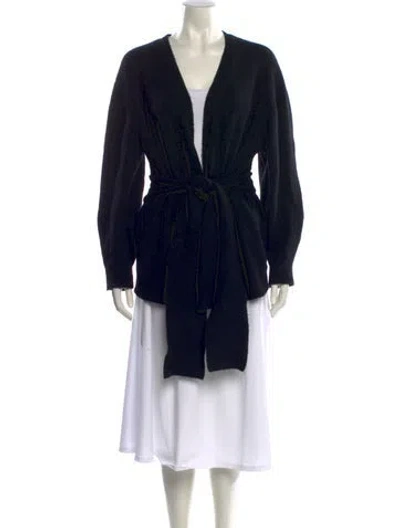 Pre-owned Veronica Beard V-neck Sweater In Black