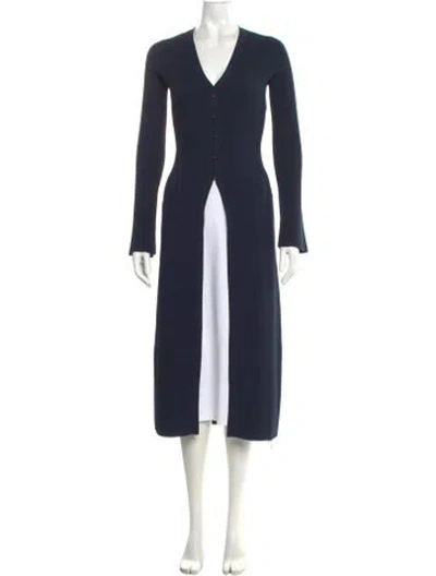 Pre-owned Veronica Beard V-neck Sweater In Blue