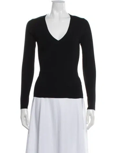 Pre-owned Veronica Beard V-neck Sweater In Blue