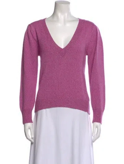 Pre-owned Veronica Beard V-neck Sweater In Multi