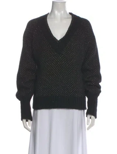 Pre-owned Veronica Beard V-neck Sweater In Multi