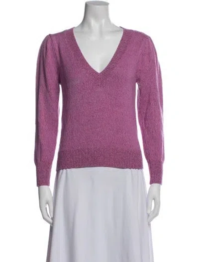 Pre-owned Veronica Beard V-neck Sweater In Pink