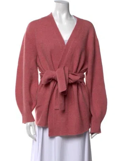 Pre-owned Veronica Beard V-neck Sweater In Pink