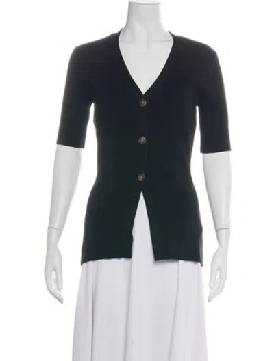 Pre-owned Veronica Beard V-neck Sweater W/ Tags In Black