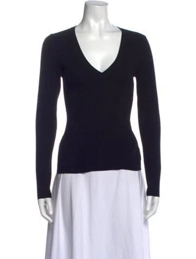 Pre-owned Veronica Beard V-neck Sweater W/ Tags In Blue