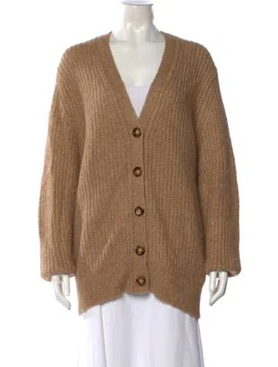 Pre-owned Veronica Beard V-neck Sweater W/ Tags In Brown